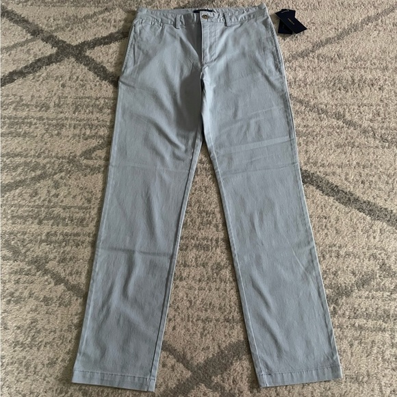 NWT Polo Ralph Lauren Women’s Blue Khaki Pants Size 14 - Picture 1 of 6